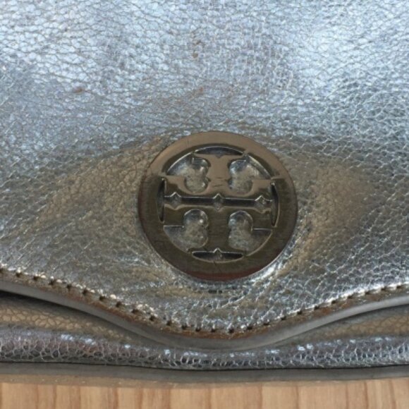 Tory Burch Silver Classic Mini Crossbody Bag - Picture 2 of 10